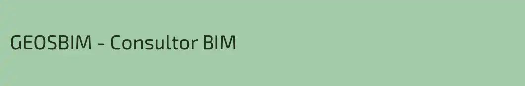 GEOSBIM - Consultor BIM